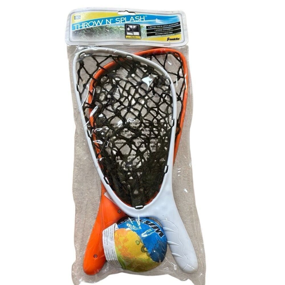 Franklin Throw N’ Splash Netted Toss & Catch Launchers With Waterball *New*